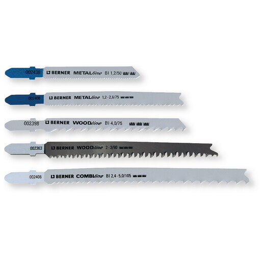 Assortiment de 25 lames bois et métal